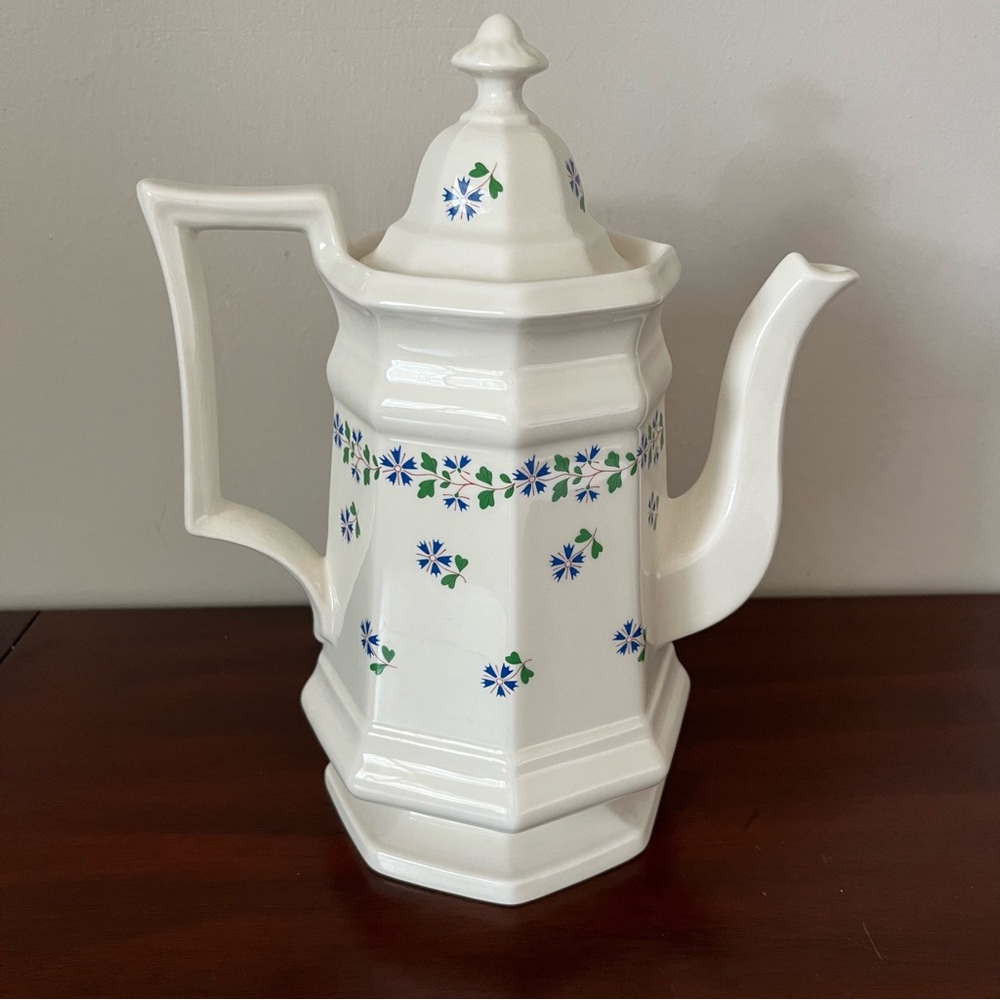70’s The Henry Ford Museum Collection By Iroquois- Periwinkle Teapot - Rare!